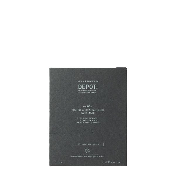 No.806 toning & revitalizing face mask 12st.