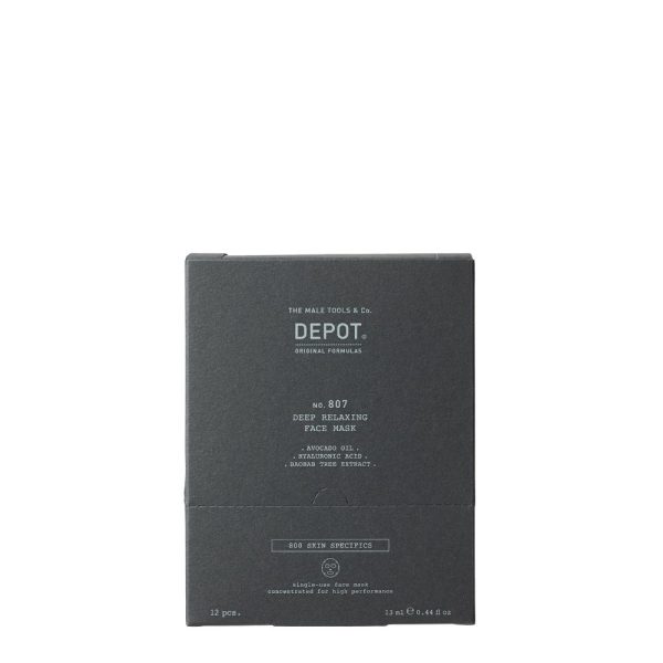 No.807 deep relaxing face mask 12st.